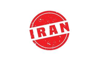 IRAN stamp rubber with grunge style on white background vector