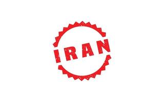 IRAN stamp rubber with grunge style on white background vector