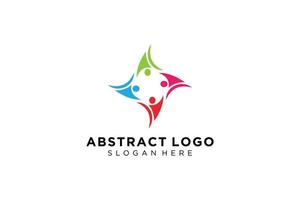 Vector abstract people and family logo collection,people icons, health logo template, care symbol.