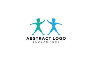 Vector abstract people and family logo collection,people icons, health logo template, care symbol.