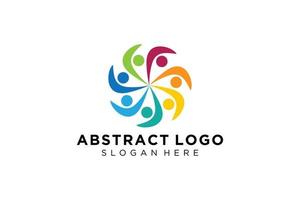 Vector abstract people and family logo collection,people icons, health logo template, care symbol.