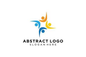 Vector abstract people and family logo collection,people icons, health logo template, care symbol.