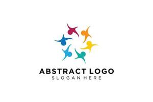 Vector abstract people and family logo collection,people icons, health logo template, care symbol.