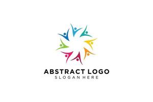 Vector abstract people and family logo collection,people icons, health logo template, care symbol.