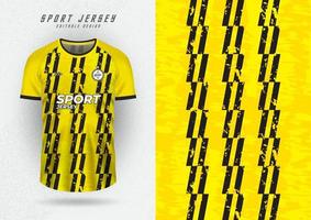 t-shirt design background for team jersey racing cycling soccer game yellow tri-stripes vector