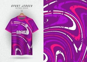 Background Mock up for sport jersey soccer running racing, purple wave pattern vector