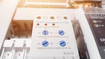 Power contro of Voltage failure indicator device.Power failure indicator. photo