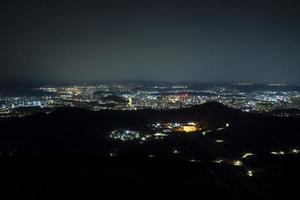 paisaje de la montaña heukseong en cheonan, chungcheongnam-do, corea foto