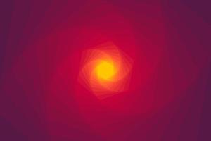 Colorful hexagonal gradation swirl pattern vector background