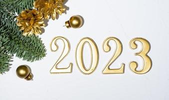 New year 2023 holidays card photo