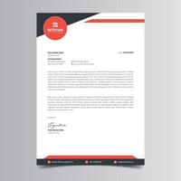 Corporate Letterhead Template Design vector