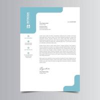 Corporate Letterhead Template Design vector