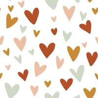 Seamless love heart design vector background. Seamless pattern on Valentine's day. The seamless texture with hart.