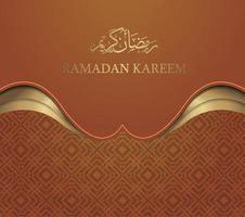 Crescent Ramadan Background design vector