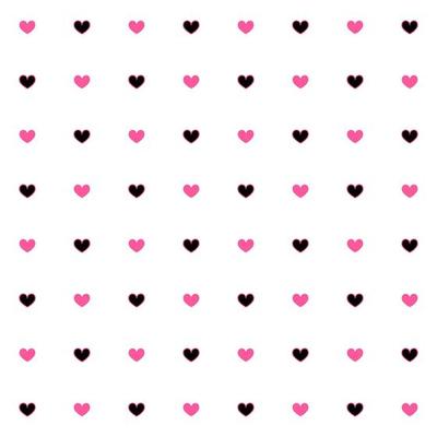 Seamless love heart design vector background. Black pink Heart Seamless pattern on Valentine's day. The seamless texture with hart.