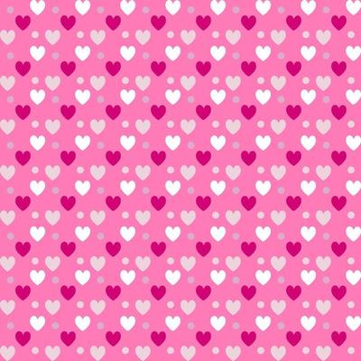 Seamless love heart design vector background. Seamless pattern on Valentine's day. The seamless texture with hart.
