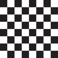 Chess board, seamless pattern.  Abstract geometric pattern in black and white squares, monochrome background.Sport car race pattern. Chess black white. vector