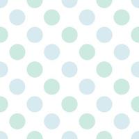 Vector seamless pattern with color dots. Cute background for baby.  Blue,green,beige elements on white backdrop. Modern vector abstract seamless geometric pattern with circles.