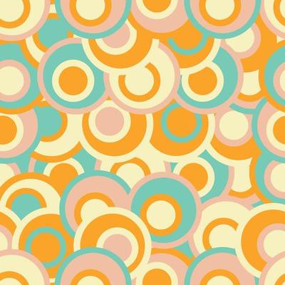 Mid Century retro vintage Pattern 70s