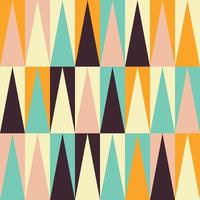 Mid Century retro vintage Pattern 70s vector