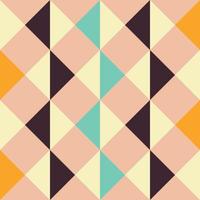 Retro vintage Mid Century pattern in 70s style. Vector illustration
