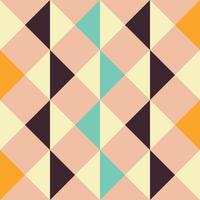 Retro vintage Mid Century pattern in 70s style. Vector illustration