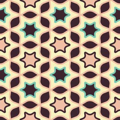Mid Century retro vintage Pattern 70s
