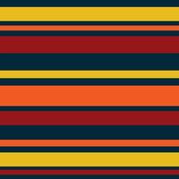 Cute Seamless vector background fabric pattern stripe balance geometric stripe patterns yellow orange red blue color tone stripes different size symmetric layout illustration.