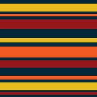 Cute Seamless vector background fabric pattern stripe balance geometric stripe patterns yellow orange red blue color tone stripes different size symmetric layout illustration.