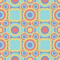 Cute pattern geometric style. group of round circle pattern pastel background. Abstract,vector,illustration. use for texture,clothing,wrapping,decoration,carpet,wallpaper. vector