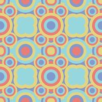 Cute pattern geometric style. group of round circle pattern pastel background. Abstract,vector,illustration. use for texture,clothing,wrapping,decoration,carpet,wallpaper. vector