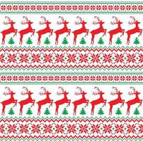 Knitted, pixel Christmas and New Year pattern. Wool Knitting Sweater Design. Wallpaper wrapping paper textile print. Eps 10 vector