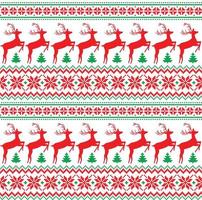 Knitted, pixel Christmas and New Year pattern. Wool Knitting Sweater Design. Wallpaper wrapping paper textile print. Eps 10 vector