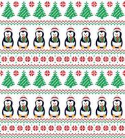Knitted, pixel Christmas and New Year pattern. Wool Knitting Sweater Design. Wallpaper wrapping paper textile print. Eps 10 vector