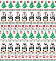 Knitted, pixel Christmas and New Year pattern. Wool Knitting Sweater Design. Wallpaper wrapping paper textile print. Eps 10 vector