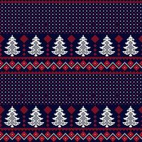 New Year's Christmas pattern pixel vector illustration eps