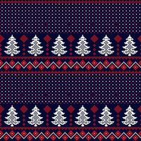 New Year's Christmas pattern pixel vector illustration eps