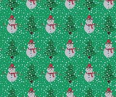 Christmas background, seamless tiling, great choice for wrapping paper pattern vector