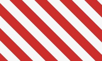 Candy cane striped pattern. Red and white diagonal stripes vector