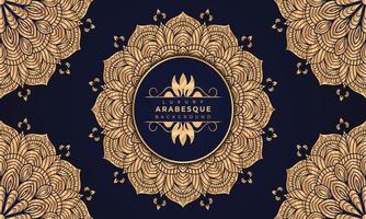 Luxury mandala background Design  Luxury mandala background Design presentation Template  Luxury mandala background with ornamental arabesque style design template premium vector