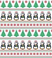 Knitted, pixel Christmas and New Year pattern. Wool Knitting Sweater Design. Wallpaper wrapping paper textile print. Eps 10 vector