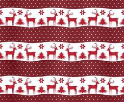 Knitted Christmas and New Year pattern esp 10 vector