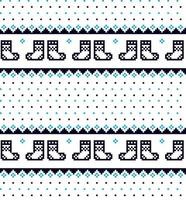 New Year s Christmas pattern pixel vector illustration eps