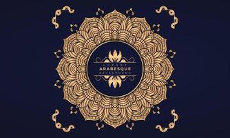 Luxury mandala background Design  Luxury mandala background Design presentation Template  Luxury mandala background with ornamental arabesque style design template premium vector