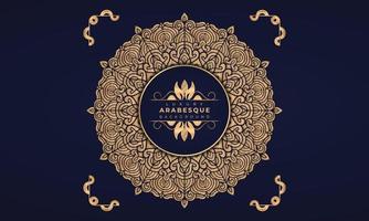 Luxury mandala background Design  Luxury mandala background Design presentation Template  Luxury mandala background with ornamental arabesque style design template premium vector