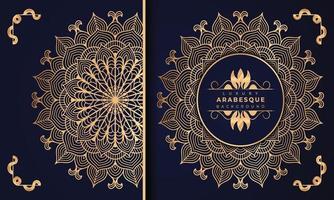 Luxury mandala background Design  Luxury mandala background Design presentation Template  Luxury mandala background with ornamental arabesque style design template premium vector