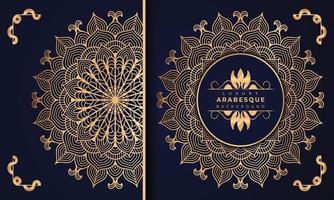 Luxury mandala background Design  Luxury mandala background Design presentation Template  Luxury mandala background with ornamental arabesque style design template premium vector