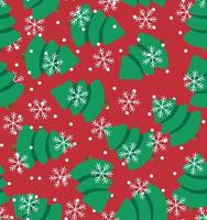 Vector illustration of a seamless pattern in a Christmas tree