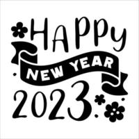 Typography work as black lettering handwriting text for use as poster vector