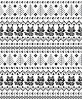 New Year's Christmas pattern pixel vector illustration